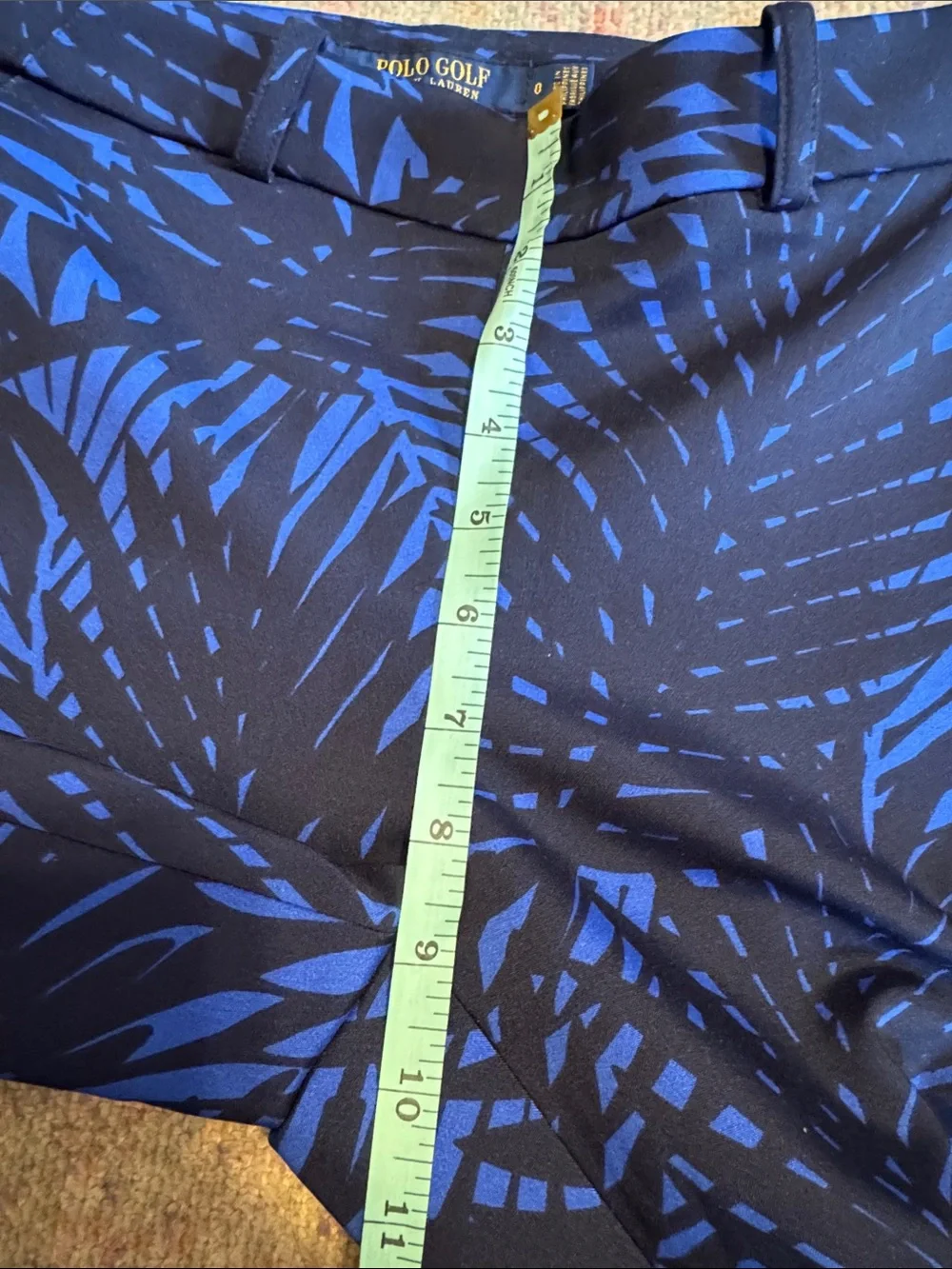 Polo Ralph Lauren Blue Palm-Print Golf Pants